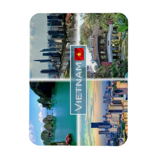 VN Vietnam - Ha Long Bay - マグネット (縦)