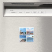 VNT014 CAORLE，モザイク，ヴェネト，イタリア，冷蔵庫 マグネット (インサイチュ (食洗機))