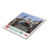 VNT048 VENICE, RIALTO BRIDGE I Love，イタリア， タイル (側面)