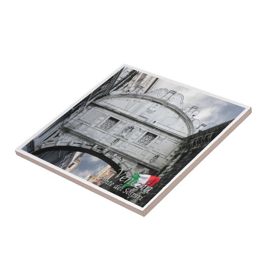 VNT049 VENICE – イタリア，ため息の橋， タイル (側面)
