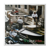 VNT060 ヴェネツィア ゴンドラ ヴェネト州 イタリア タイル (正面)