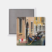 VNT064 VENICE，ゴンドラ，ヴェネト，イタリア，冷蔵庫 マグネット (正面/裏面)