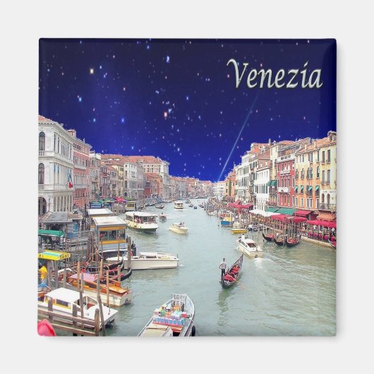 VNT068 VENICE, Grand Canal, Veneto,イタリア,冷蔵庫 マグネット (正面)