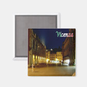 VNT077 VICENZA, Piazza dei Signori,イタリア,冷蔵庫 マグネット (正面/裏面)