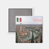 VNT082 VERONA, Veneto,イタリア,冷蔵庫 マグネット (正面/裏面)