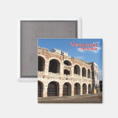 VNT093 VERONA, ARENA, Veneto，イタリア，冷蔵庫 マグネット (正面/裏面)