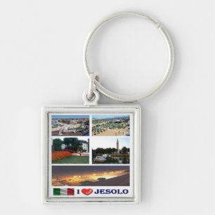VNT113 JESOLO I Love, Mosaic, Italy, キーホルダー