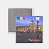 VNT116 CHIOGGIA, Canal Vena, Veneto，イタリア，冷蔵庫 マグネット (正面/裏面)