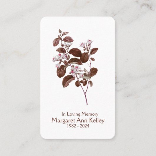 Vntageの離れ写真祈りの言葉カード 名刺 (正面)