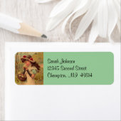 Vntgピッキングビクトリアンワイルドフラワー住所 シール (インサイチュ)