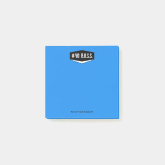 VOのボスの青3 x 3のノート ポストイット