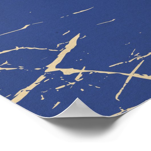 Voar para Rio, Brasil travel poster Blue version ポスター (角)