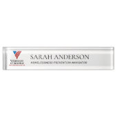 VOAWWアクリルブロック デスクネームプレート (正面)