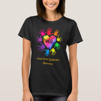 Vocal Cord Dysfunction Awareness Hands Tシャツ