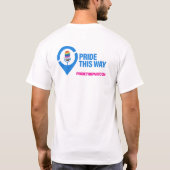 Vodcastにウォッカを注ぐTシャツ Tシャツ (裏面)