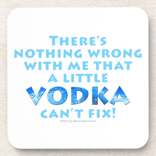VODKAが6 CORのセットを修正できない コースター (正面)