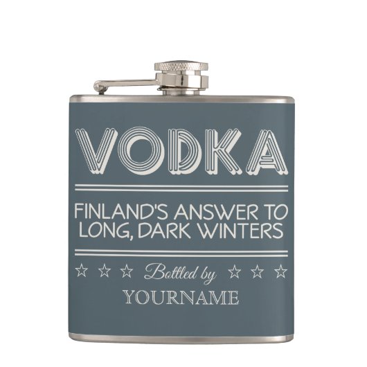 VODKAカスタムカラーフラスコ フラスク (正面)