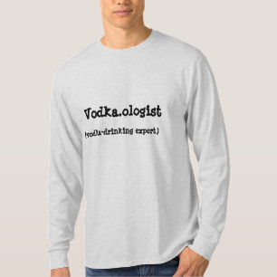 Vodka.ologistの人の長袖のTシャツ Tシャツ