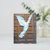 Vogel von René Magritte an Tür in Sevilla ポストカード (スタンド正面)