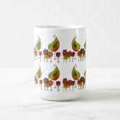 Vogelborte コーヒーマグカップ (中央)