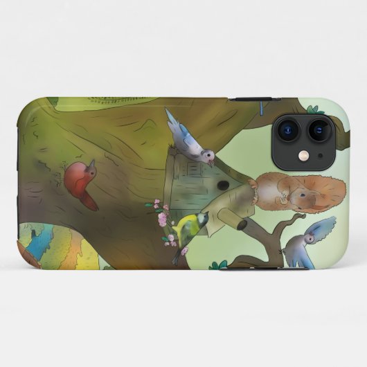 Vogelhaushandy Case-Mate iPhone Hülle iPhoneケース (裏面(横))