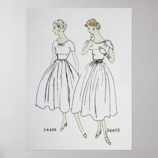 Vogue 1953ポスター ポスター (正面)