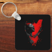 Voice in Red キーホルダー (正面)