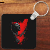 Voice in Red キーホルダー (裏面)