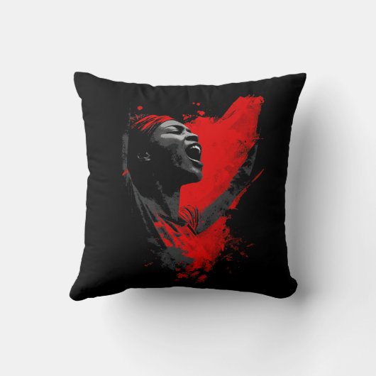 Voice in Red クッション (裏面)