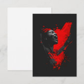 Voice in Red サンキューカード (正面/裏面)