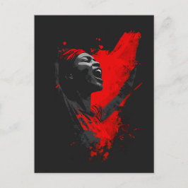 Voice in Red ポストカード