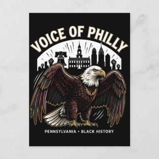 Voice of Philly バルダイーグル ブラックヒストリー ヘリテージ ポストカード
