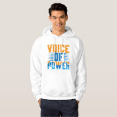 Voice of PowerグラフィックTシャツ パーカ (正面フル)