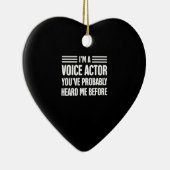 Voice-Over Artist音声演技プレミアムギフト セラミックオーナメント (右)