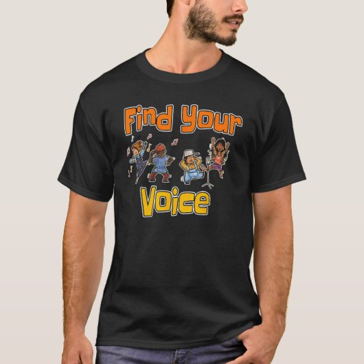 Voice Summerのプログラム読2023 Librarを見つける Tシャツ (正面)