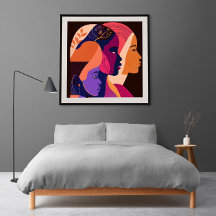 Voices of Change 7ポスター、ミニマル、フェミニスト