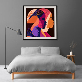 Voices of Change 7ポスター、ミニマル、フェミニスト ポスター