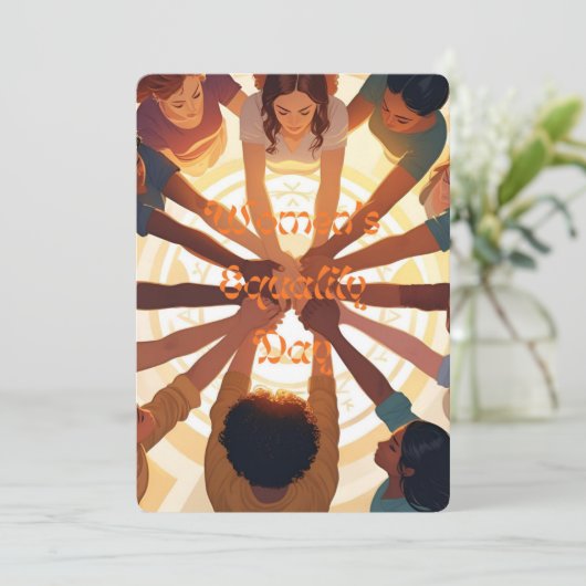 “Voices of Equality: A Tribute to Women's Power” 招待状 (スタンド正面)