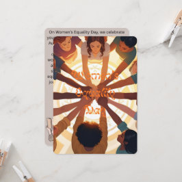 “Voices of Equality: A Tribute to Women's Power” 招待状