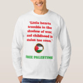 Voices of Palestine – Humanity Cries for Justice  Tシャツ (正面)