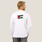 Voices of Palestine – Humanity Cries for Justice T トライブレンドTシャツ (背面全体)
