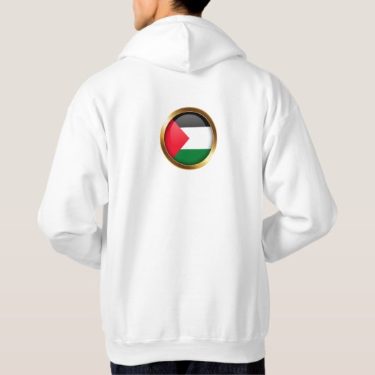 Voices of Palestine – Humanity Cries for Justice T パーカ (裏面)