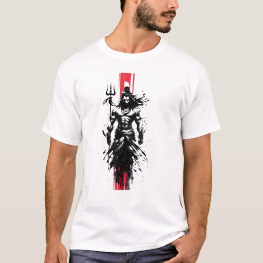 Void-Born Mahadev The Crimson Axis When Silence Ta Tシャツ (正面)