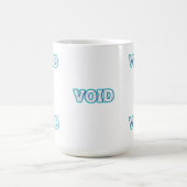 VOID//CRACKED: エレクトリック・アビスへの入り口 コーヒーマグカップ (中央)