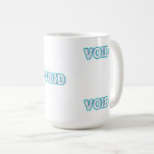 VOID//CRACKED: エレクトリック・アビスへの入り口 コーヒーマグカップ (正面右)