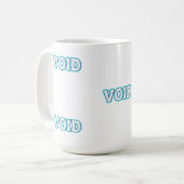 VOID//CRACKED: エレクトリック・アビスへの入り口 コーヒーマグカップ (正面左)