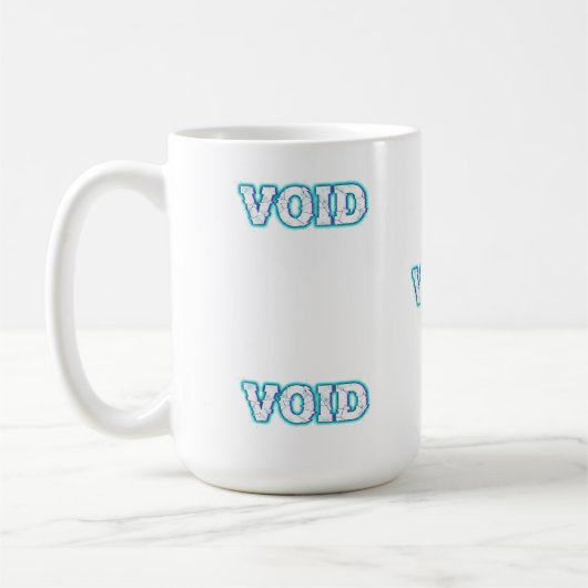 VOID//CRACKED: エレクトリック・アビスへの入り口 コーヒーマグカップ (左)