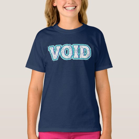 VOID//CRACKED: エレクトリック・アビスへの入り口 Tシャツ (正面)