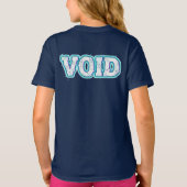 VOID//CRACKED: エレクトリック・アビスへの入り口 Tシャツ (裏面)