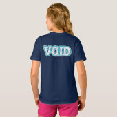VOID//CRACKED: エレクトリック・アビスへの入り口 Tシャツ (裏面フル)